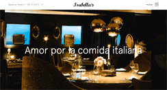 Desktop Screenshot of isabellas-restaurant.com